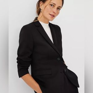 Ann Taylor Knit Blazer Black Size 6